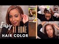 Watch Me Box Dye + Blow Dry & Style My Natural Hair with Clip In Extensions | Natashia Pickett