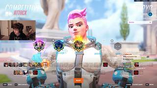 23K DMG! Super's Zarya is OP! Overwatch Gameplay SEASON 2 TOP 500