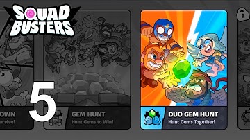 Squad Busters - Walkthrough Gameplay Part 5 - Duo Gem Hunt