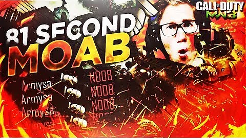 MW3:"Abstract Armysa Again?" Insane 81 Second FFA Moab On Mission!!