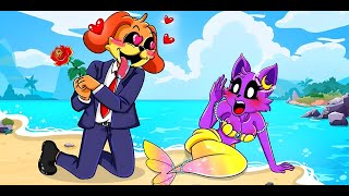 Dogday Falls in Love with Mermaid CatNap Funny Animation