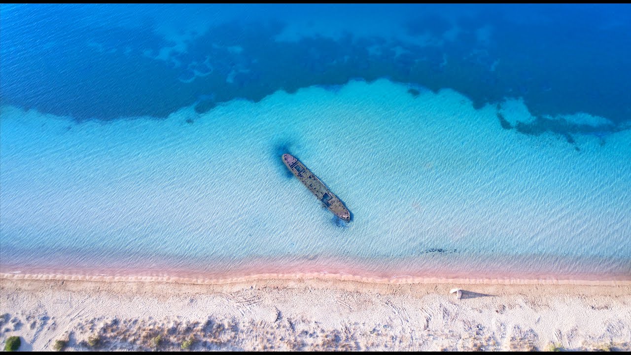 Γιάλοβα και Νήσος Σφακτηρία με drone - Gialova and sfaktiria island by drone