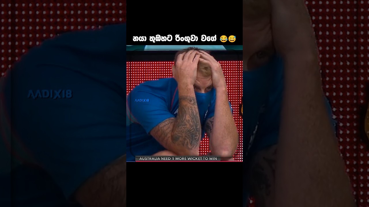 Stokes's fear 😂😅 #benstokes #jamesanderson #australiacricket #theashes #funnyshorts