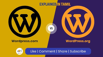 wordpress.com vs wordpress.org explained in tamil - site safari tamil