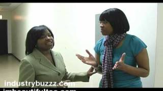 Lutonya M. Lang Behind The Scenes with Evelyn Grant