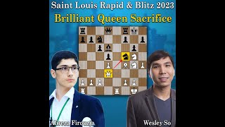 Queen Sacrifice on 9th Move against Alireza Firouzja, Firouzja vs  Karthikeyan 2019, Queen Sacrifice on 9th Move against Alireza Firouzja, Firouzja vs Karthikeyan 2019, By Kings Hunt