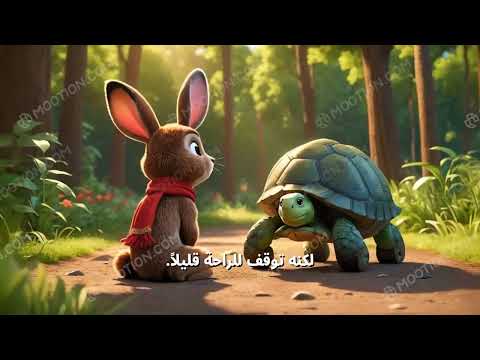 الأرنب والسلحفاة درس في المثابرة 