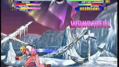MvC2 Online (360): Brett (MSP) vs useleSSSavant (Sent/Storm/Cap) 59 .:1.12.11:.