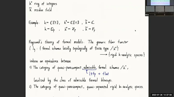 Homological Mirror Symmetry: Tony Yue Yu; Moduli Space of Non-Archimedean Holomorphic Disks Pt. II