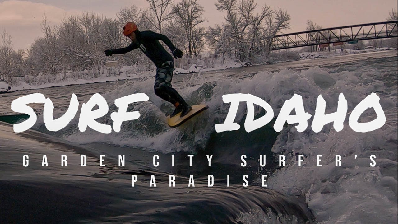 Jump in a river in the winter? Surf Boise Idaho YouTube