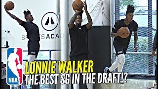 Lonnie Walker Nba Pre-Draft Workout The Best Sg In The Draft? Crazy Athletic W Nba Range