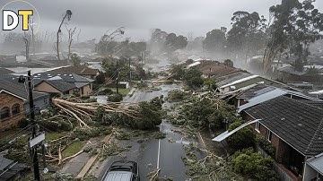 Tropische cycloon Fina treft vandaag Australië! Zware wind, zware regenval en schade in Darwin!