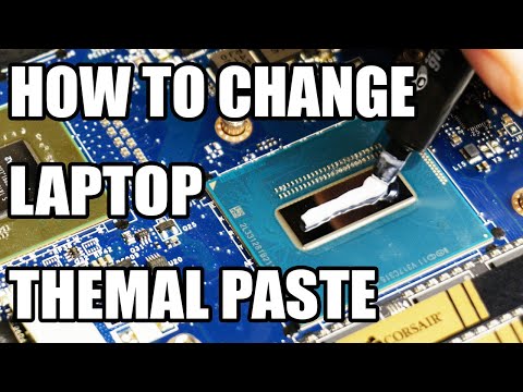 Video: How To Replace Thermal Paste In A Laptop