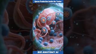 How Sperm Are Continuously Produced Inside the Testes #humanreproduction  #malereproductivesystem