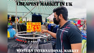 £1 Cheapest market in Uk !! Western International Market !!Sunday Market  Hayes Road Southall London