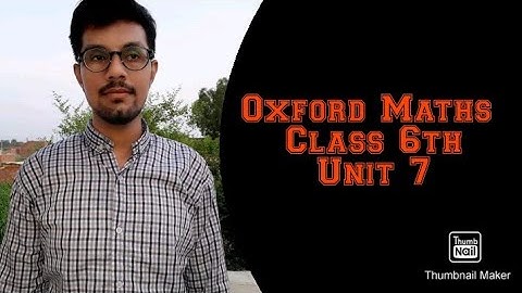 Oxford Maths Countdown || Class 6th || lecture 38 || Exercise 7d Question number 1 Solution