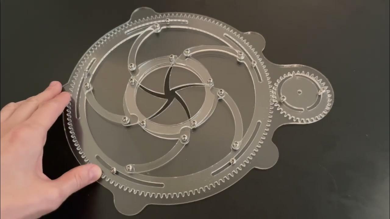 Mechanical Iris Assembly MIT Fab Lab YouTube