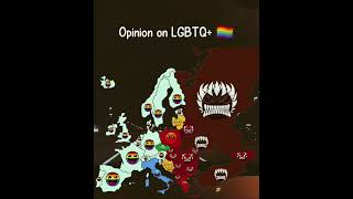 European countries’ opinions of LGBTQ 
