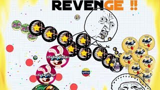 Agar.io mobile/rush mode/epic revenge and takeover /team weban