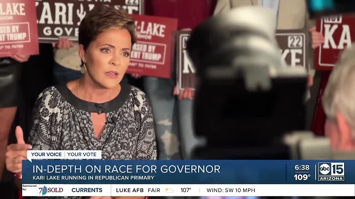Former news anchor Kari Lake's bid to be Arizona's...