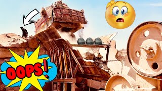 “Rock Crushing Mastery: Behold the Mighty Jaw Crusher!”⚒️🛠️🔨