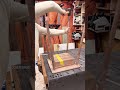 Installing round tabel legs..