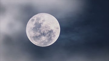 Moon in the sky | Half Moon | Moonlight |Moon in the Clouds | Relaxing music in background