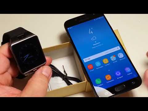 Как настроить умные смарт часы DZ09 Smart Watch
