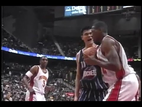 YAO Revenge Dunk On Ratliff 2003 