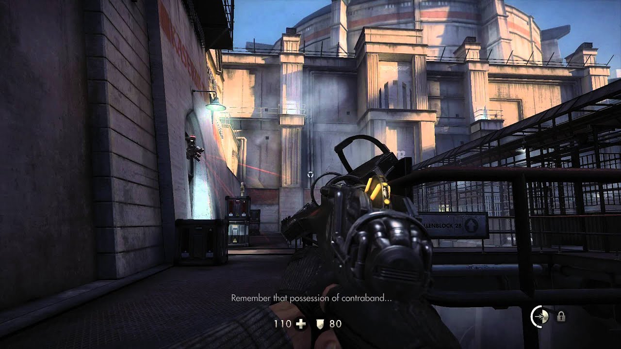 Wolfenstein: The New Order - Eisenwald Prison: Sneak Up To Roof & Infiltrate Zellan Block B-2 PS4