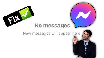 Fix No Messages New Messages Will Appear Here | Messenger Not Showing Messages | Messenger Problem