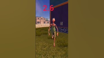 Evolution of Angry Neighbor Versions (0.3-3.2) #shorts #badromance