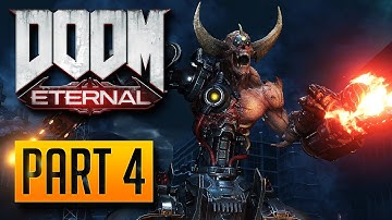 DOOM Eternal - 100% Walkthrough Part 4: Doom Hunter Base [Nightmare Difficulty][PC]