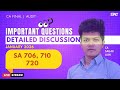 Day 07 - Important Questions - CA Final Audit January 2026 - CA Final Audit Question practice