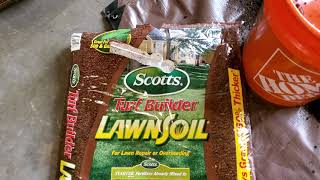 Scotts Turf Builder Lawn Soil. Quick review. by Albert Does It All 12,870 views 2 years ago 35 seconds