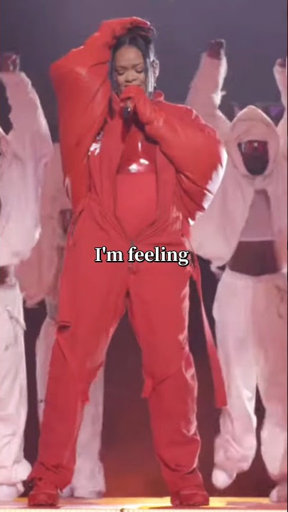 We Found Love - Rihanna Super Bowl 2023 Live #shorts #lyrics