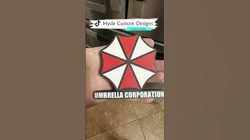 Resident Evil Fans, Check This Out: 3D Printed Umbrella Corp Magnet!