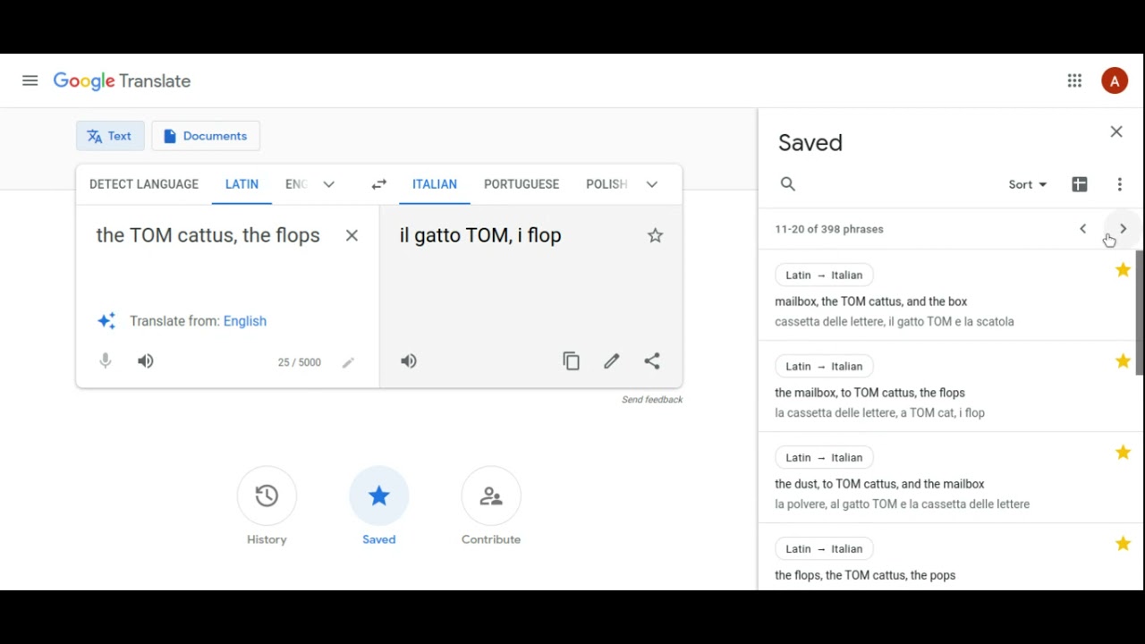 Latin In Google Translate YouTube