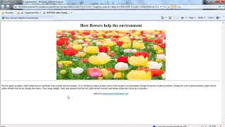 Graphics, Links & Tables in HTML Ch-7 PART-2 CLASS-7