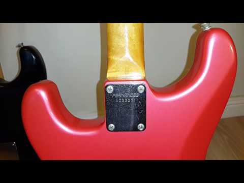 Fernandes The Revival RST ストラト　ボディ Fernandes RST THE REVIVAL Stratocaster Sunburst 1980's Alder