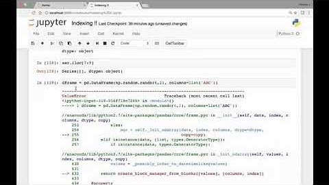 43  Indexing   Selection by position iloc Continued