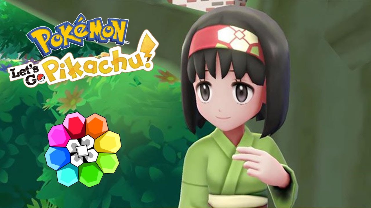 Erika Grass GYM Leader - Let's Play Pokemon: Let's Go Pikachu & Eevee ...