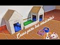 CASA PARA PERROS casera y fácil | Cartón reciclado