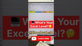 What’s Your Excel Level? 🤔 | Beginner, Intermediate or Expert? 🔥 #exceltricks #computertips