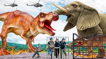 T-Rex Chase - Part 50 - Jurassic World Dinosaur Fan Movie