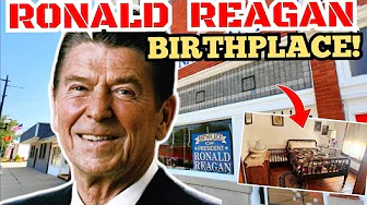 Inside the Room President RONALD REAGAN Was Born In!!