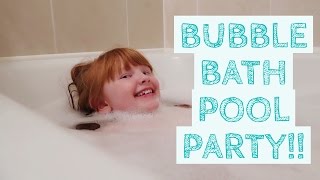 Bubble Bath Pool Party