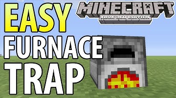 Minecraft (Xbox 360/PS3) - TU14 - EASY EXPLODING FURNACE TRAP - TUTORIAL