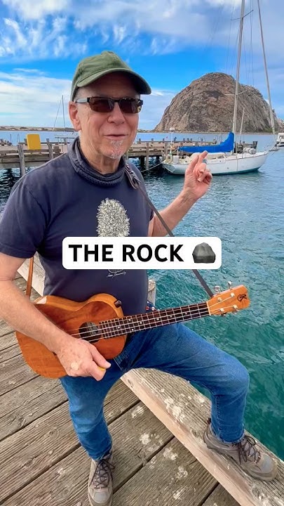 Rockin’ at the rock in #MorroBay, CA | #ukulele #uke #music #