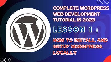 HOW TO INSTALL WORDPRESS LOCALLY